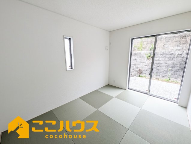 糸満市兼城第4　新築戸建て　全3棟　1号棟の和室|和室6帖