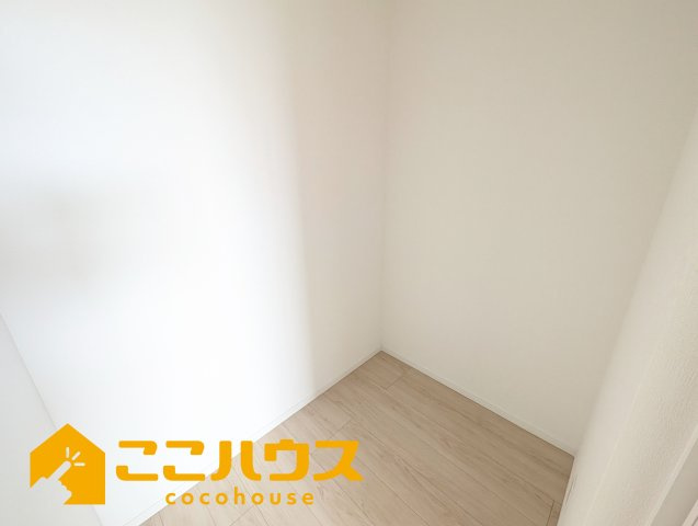糸満市兼城第4　新築戸建て　全3棟　1号棟の収納|大容量のウォークインクローゼット