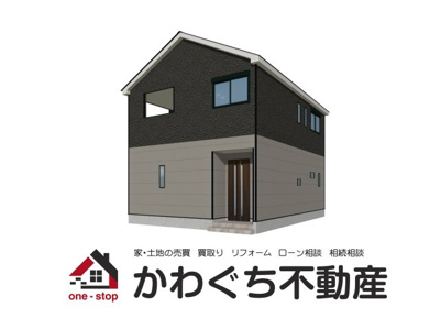【外観パース】 | Cradle garden　山形市下条町第11　３号棟 | ※外観パース