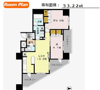 D'クラディア亀戸ブリエアの間取り
