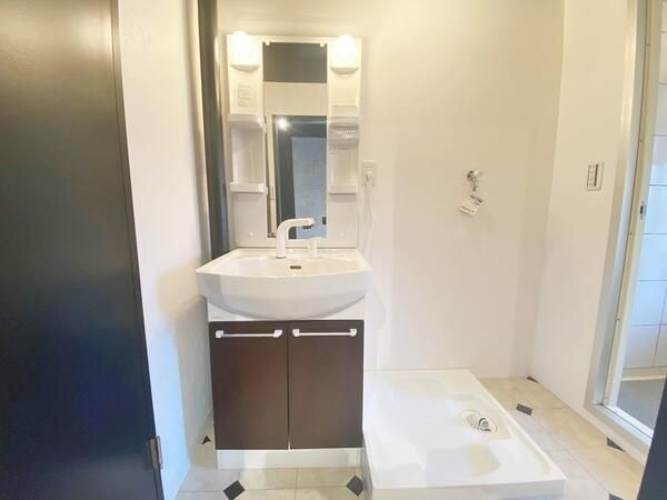 入間市上小谷田１丁目の賃貸マンションの洗面所