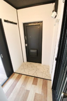 入間市上小谷田１丁目の賃貸マンションの玄関
