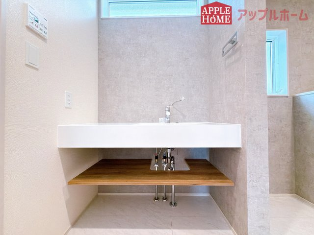 [新築住宅] 行田市谷郷 全1棟の独立洗面台|お洒落な独立洗面所♪
