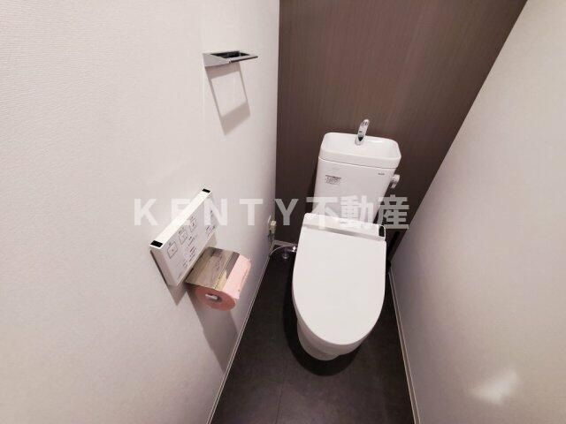 【トイレ】 | ディアレイシャス東京サウスパレス | 清潔感のあるトイレです