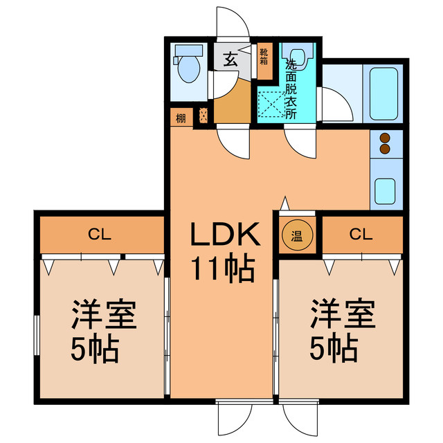 ラペル241Aの間取り
