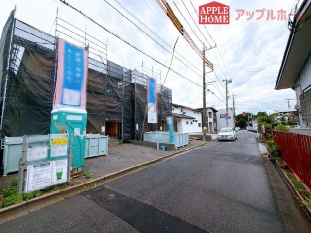 [新築住宅] 行田市向町 第2 全2棟の前面道路含む現地写真