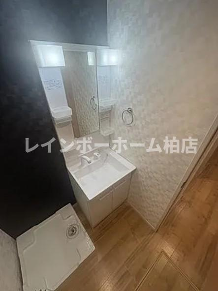 特典：仲介手数料が無料です!!の洗面所|シャワー付き洗面台です