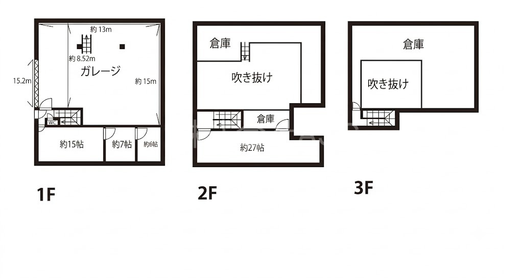 千本南2丁目倉庫・事務所の間取り