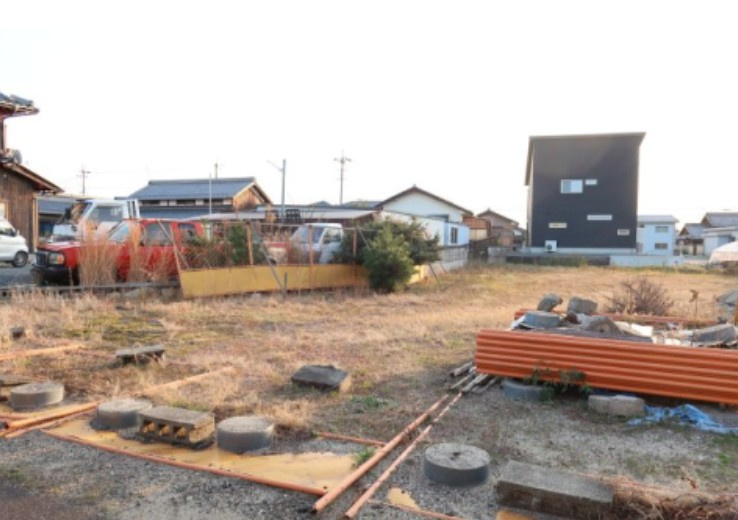 野洲市菖蒲　売土地の外観