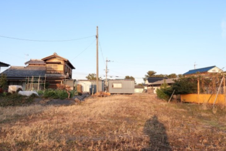 野洲市菖蒲　売土地の外観