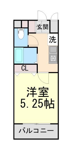 ロイヤルメゾン六甲道の間取り