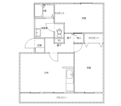 ハイカムールSTルーの間取り