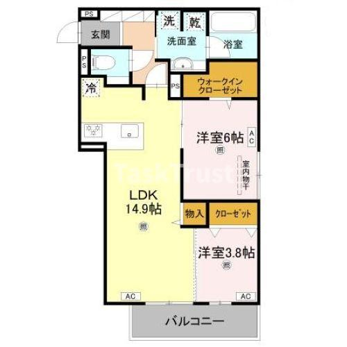 【間取り】 | メゾンルル赤川
