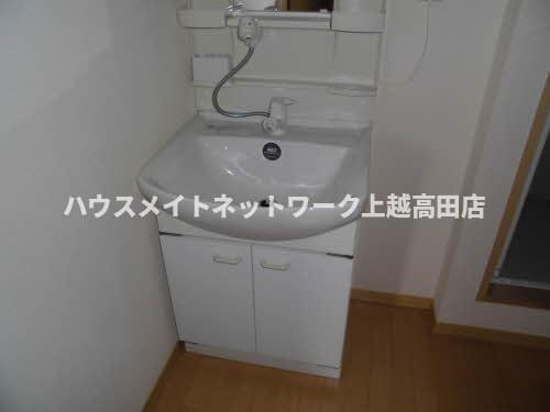 パンパスグラスの洗面所|洗髪洗面化粧台