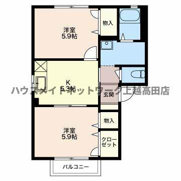 パンパスグラスの間取り|間取図