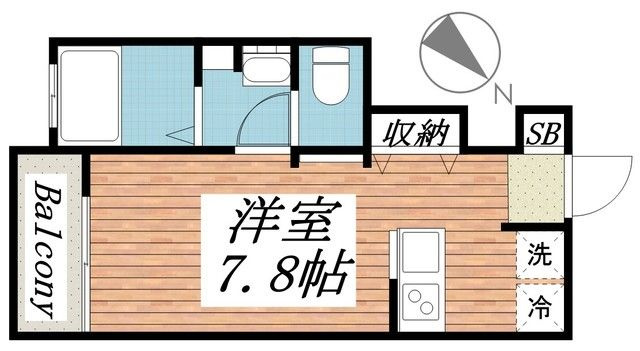 ＰＡＲＫ　ＴＥＲＲＡＣＥ　新松戸Ⅰの間取り