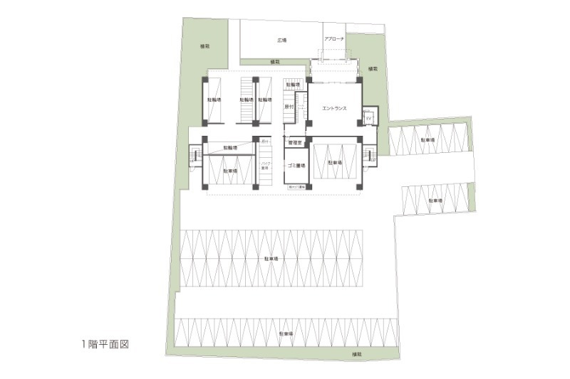 プレジオ城東の区画図