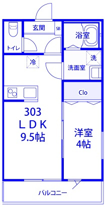 キャメル岩槻加倉の間取り