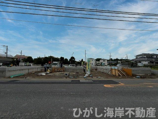 平塚市四之宮5丁目　新築戸建　全4棟の外観|6月23日撮影　建築中　現地外観