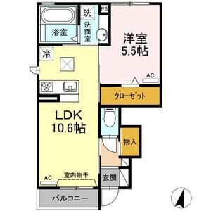 【間取り】 | D-room京和風穂波Ⅰ