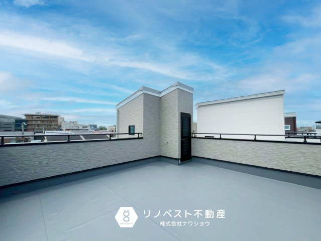東大阪市岩田町1丁目　G号地のバルコニー|【リノベスト不動産】女性スタッフ・男性スタッフ共に活躍中！
