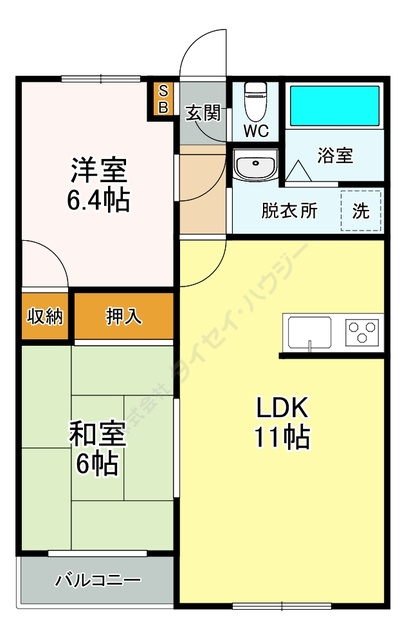 ベルデモールの間取り|間取り図