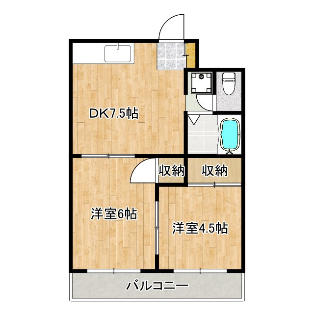 ル・ブランシェの間取り|間取図☆