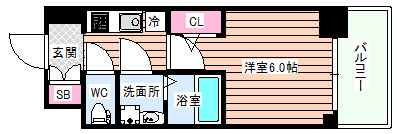 【間取り】 | エスリード　ザ・グラン大阪サウス
