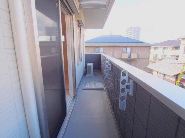 ブルーム宮の町のバルコニー