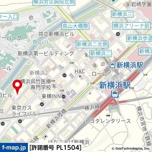 ドメス新横浜の地図