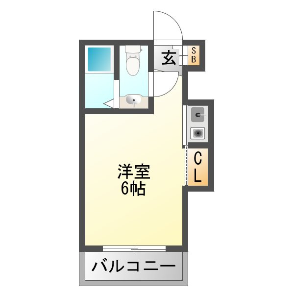 シャルム十三の間取り