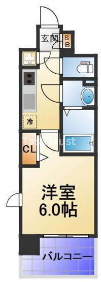 【間取り】 | レジュールアッシュ都島ブリーゼ