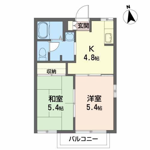 ディアス北田 Ｃの間取り
