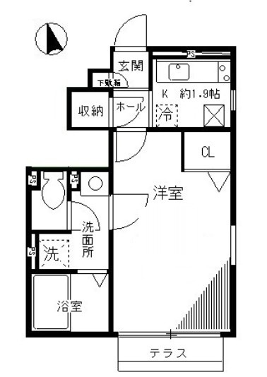 ラヴィエM・Aの間取り