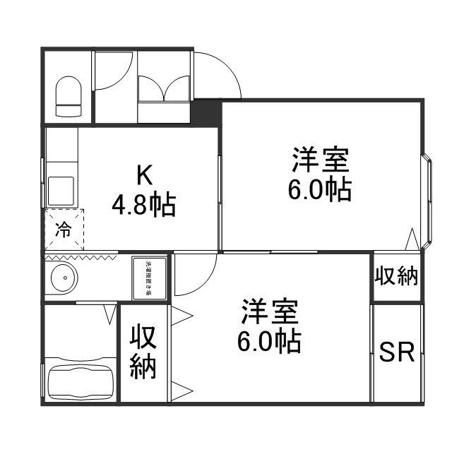 ラシーヌ・モンテの間取り