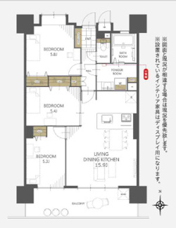 【間取り】 | レクシアグランヒルズ楠中央通り