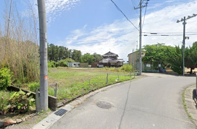 野洲市菖蒲　売土地（建築条件無し）の外観