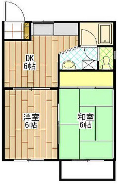 袋井市村松　一棟アパートの間取り