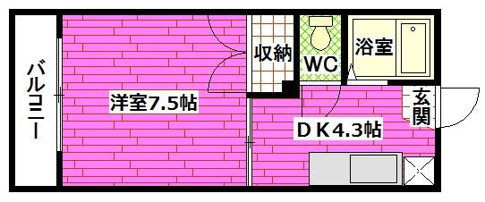 セフィラ矢野東の間取り