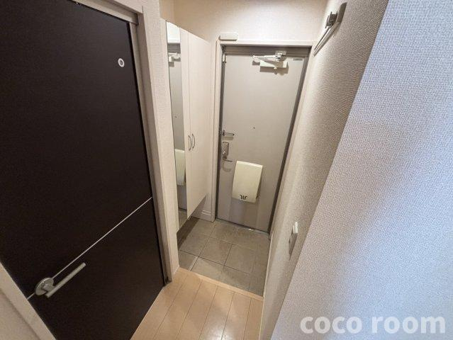 ハイツせみじま　Ｃの玄関