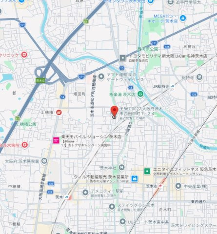 ツーブリッジの地図
