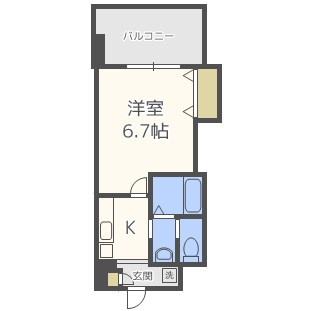 Luxeドーム前Ⅱの間取り