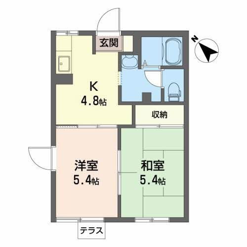 ピュアハウスＡ館の間取り