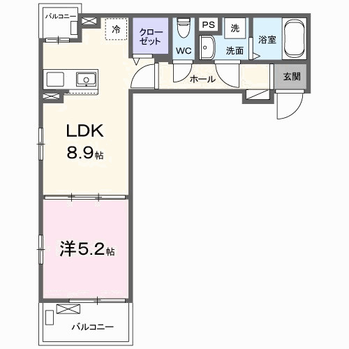 ＪＡＤＡ　Ｈｏｕｓｅ桜井の間取り|間取図