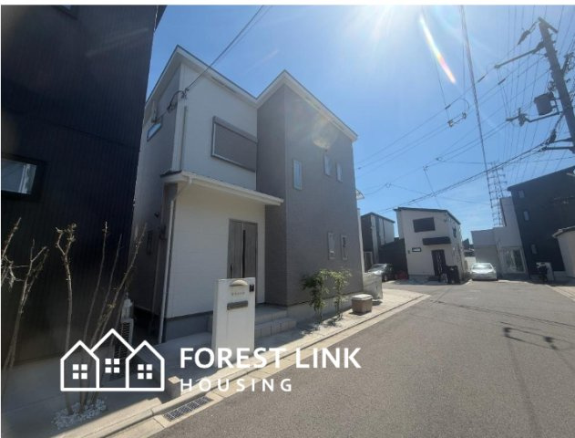 天美北1　戸建の前面道路含む現地写真