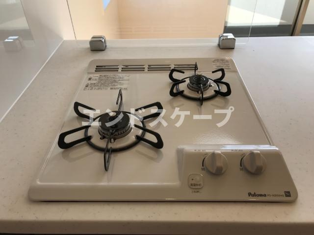サニープレイス　Ｄのキッチン|二口ガスコンロ
高崎、前橋のお部屋探しはエンドスケープまで！お客様の理想お聞かせ下さい♪