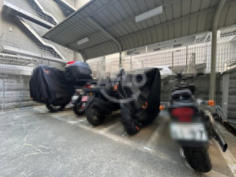 グレンパーク江坂Ⅱのその他共用部分|グレンパーク江坂Ⅱ　バイク置き場
