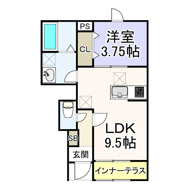 リーブルファイン戸田の間取り