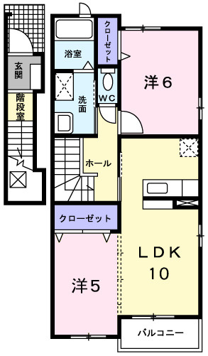 エアリー枝川の間取り|間取図