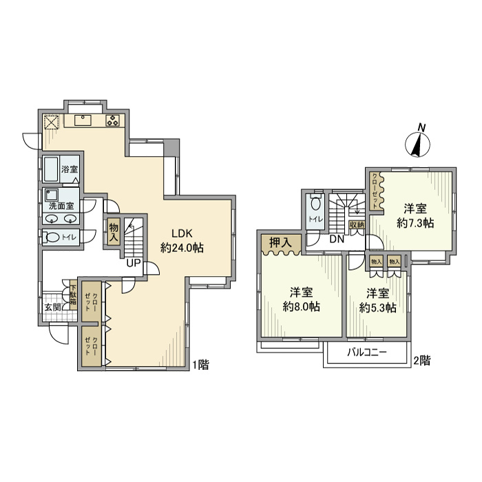 本郷台戸建の間取り